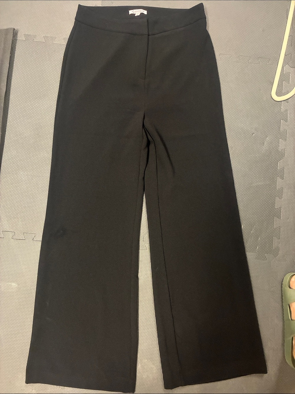 Wide leg dressy black pants